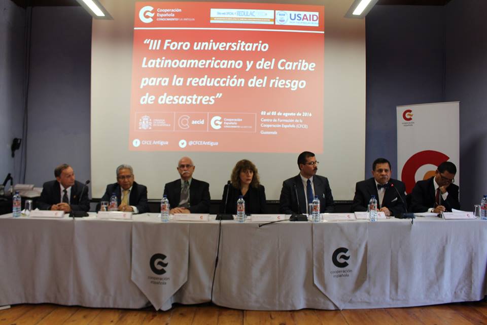 Inicia el III Foro universitario Latinoamericano y del Caribe para la reducción del riesgo de desastres
