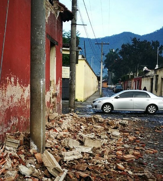 Nuevamente sismo de 6.7 en Costa Sur de Guatemala