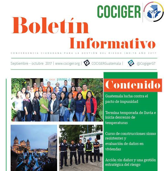 Boletín Informativo no. 17 sep – oct 2017